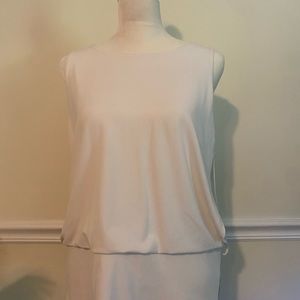 Size small white Alfani top with zip.